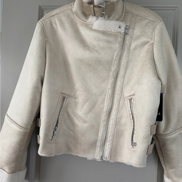 Mo-Ka Women's Cream Teddy Jacket - Picture 7 of 8